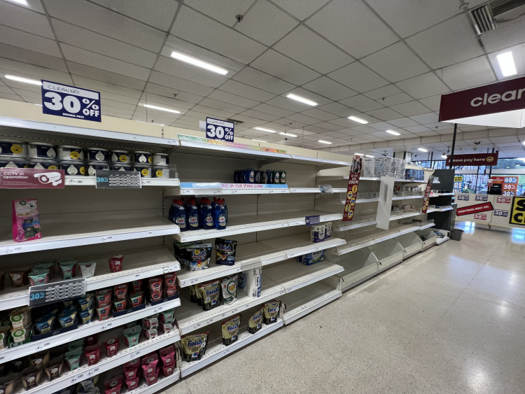 The closure date for the Wilko store in Hitchin town centre has been confirmed. PICTURE: Nub News visited the striker store to be met by near-empty shelves across the shop. CREDIT: Nub News  