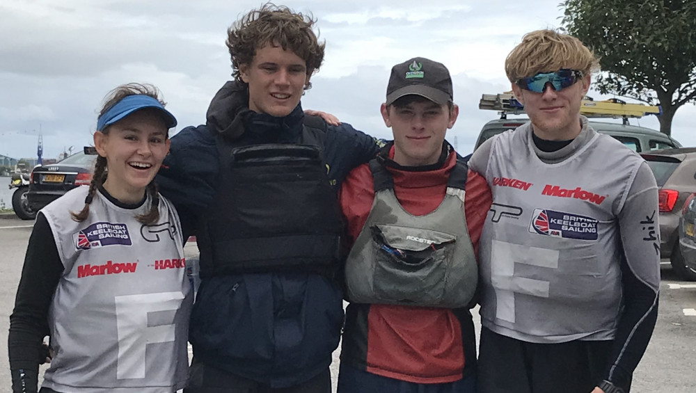 Young local sailors are fundraising to compete in the upcoming Australian World Championships. Image credit: Fiona Tylecote. 