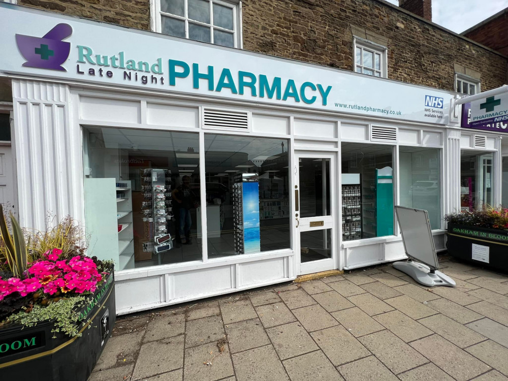 Appointment only Covid-19 vaccinations are being offered at the Rutland Late Night Pharmacy. Image credit: Nub News. 