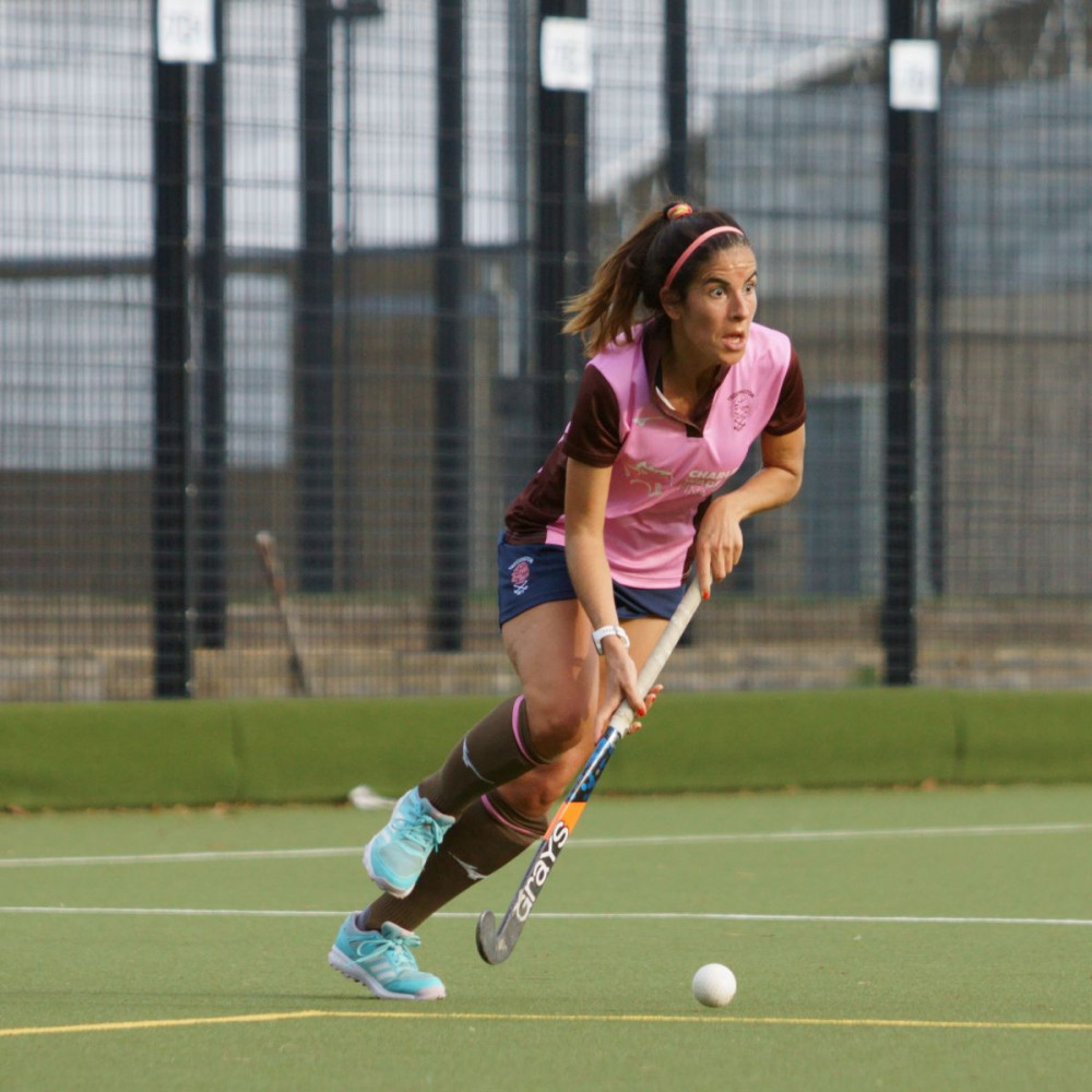 Teddington Ladies 1s followed the men out to Old Loughtonians for their first ever match in the National League. (Photo: Mark Shepherd).