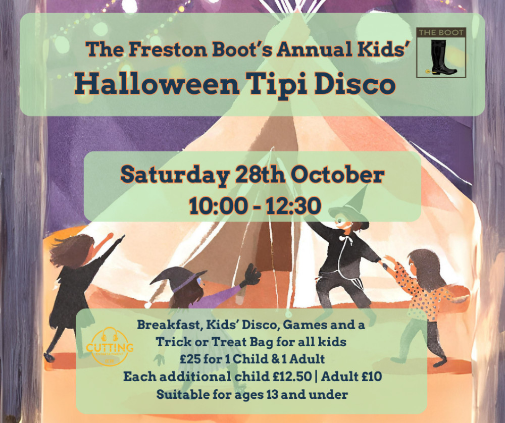 Kids’ Halloween Tipi Disco & Brunch