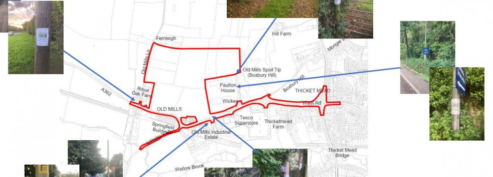 An extract from the revised plans shows the area in question