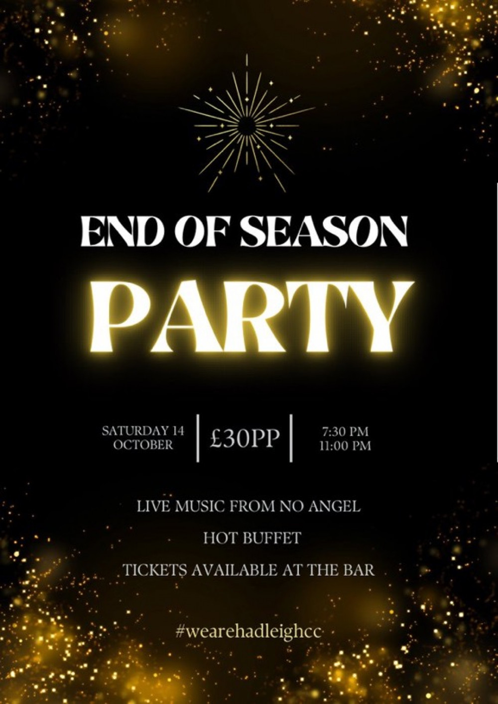 End of season party 