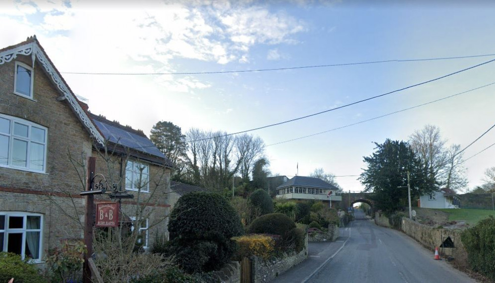 Station Road in Bruton 