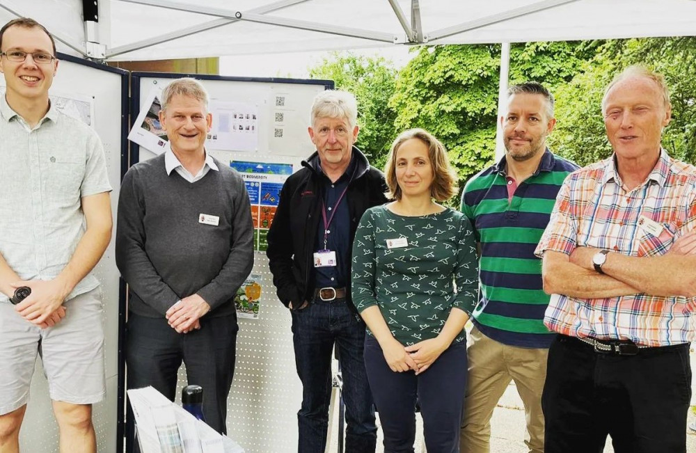 Kenilworth Green councillors at a previous surgery at Jubilee House (image via Kenilworth Green Party)