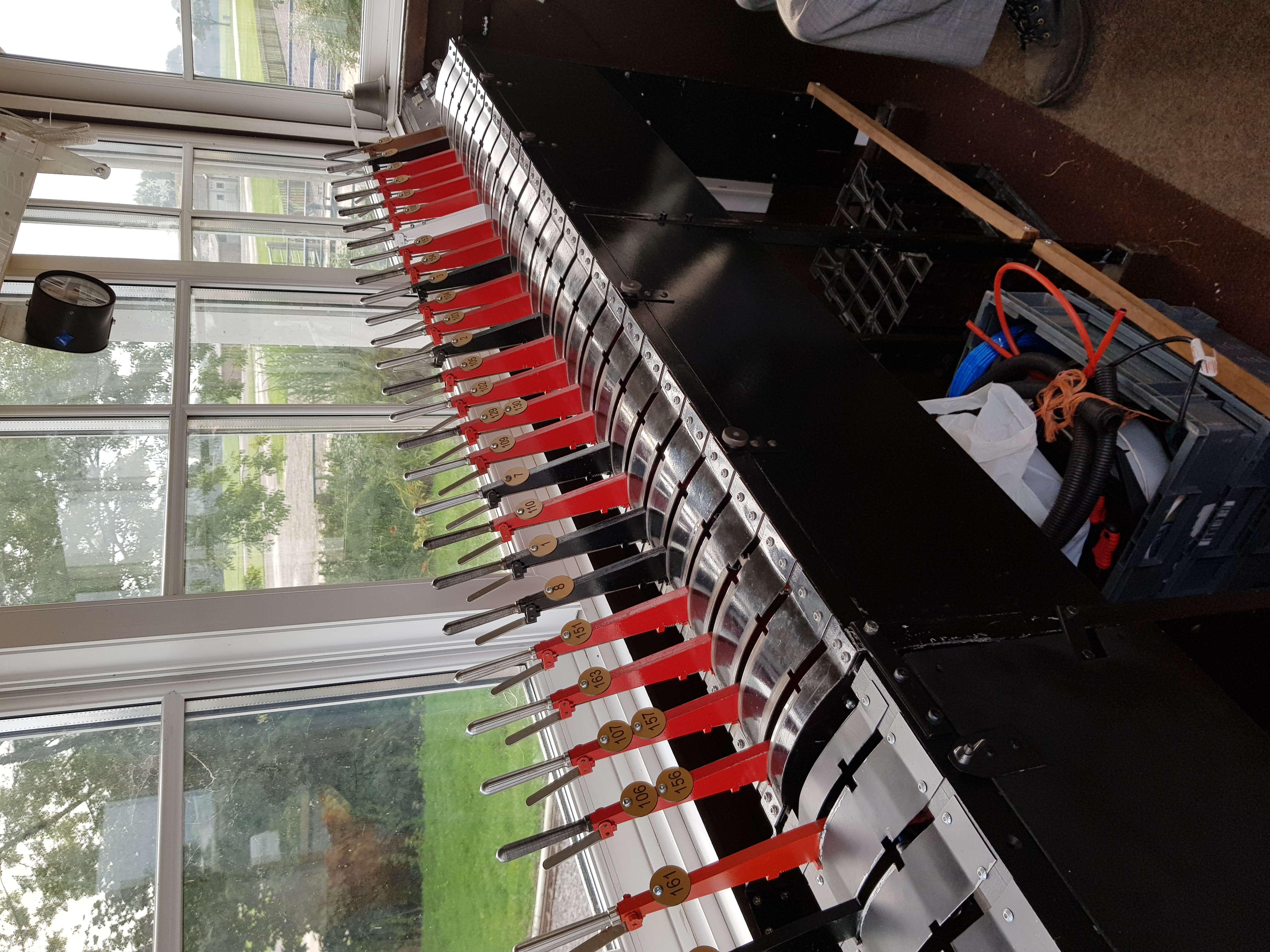 The signal box Interior