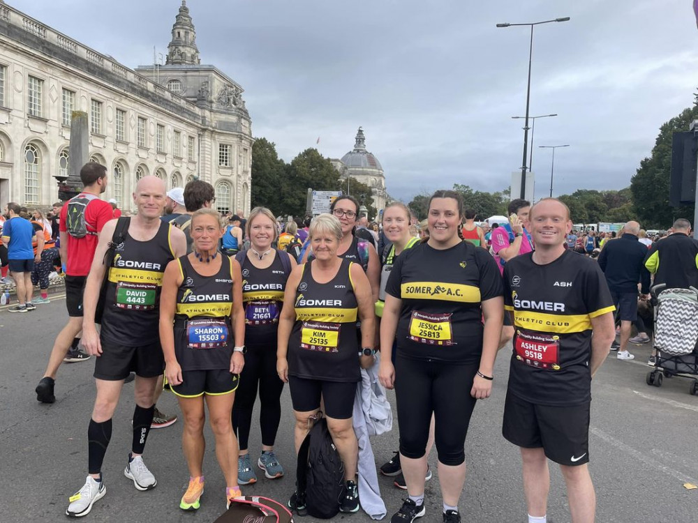 Waaalllles : Somer Athletic Club runners ready to hit the roads in Cardiff 