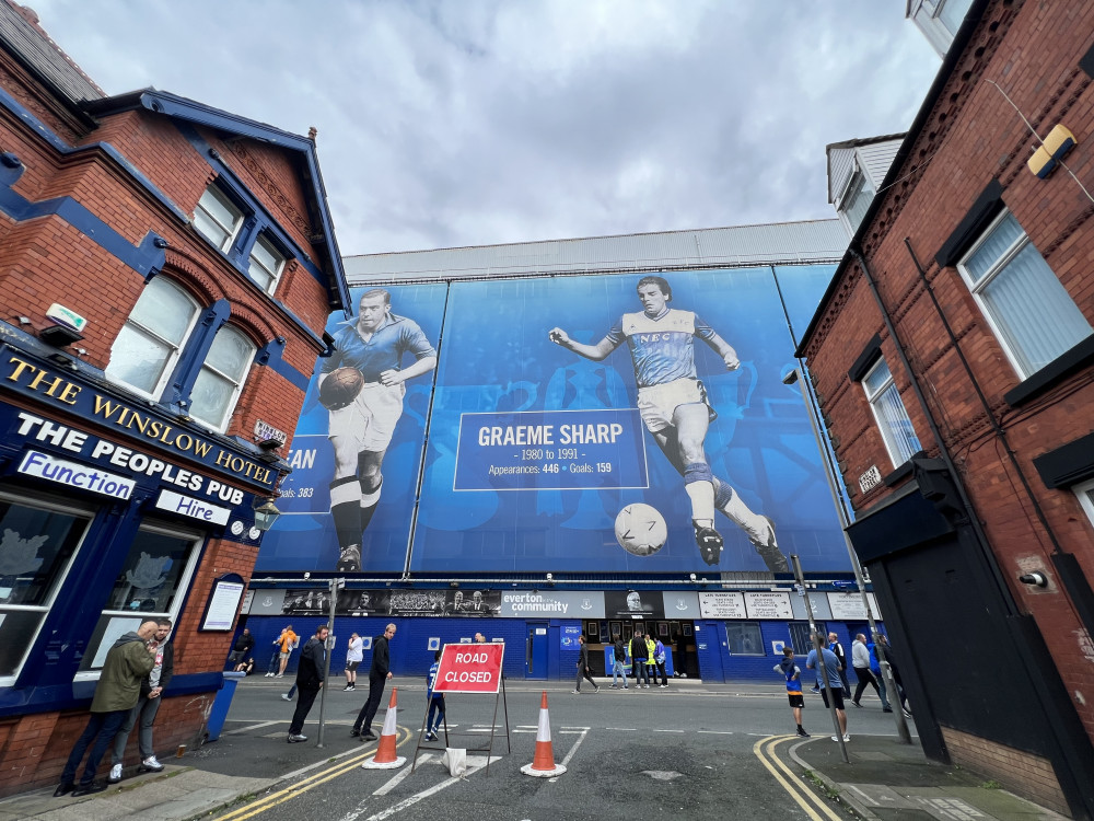 Premier League: Everton 1-2 Luton Town. PICTURE: Goodison Park, home of Everton FC> CREDIT: @laythy29 