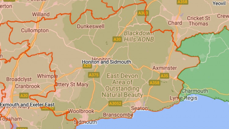 Proposed new Honiton and Sidmouth seat (Boundary Commission)