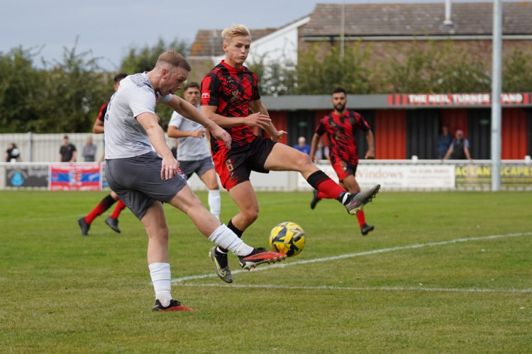 The Jammers faced another Isthmian League defeat away in Brightlingsea at the weekend. (Credit: Roy Warner)