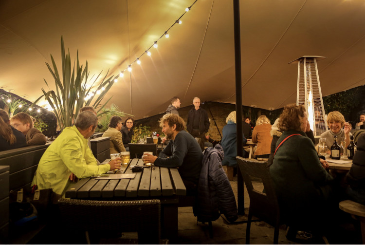 Outside Beer Garden. (Photo: The Albion, Big Smoke Brew)