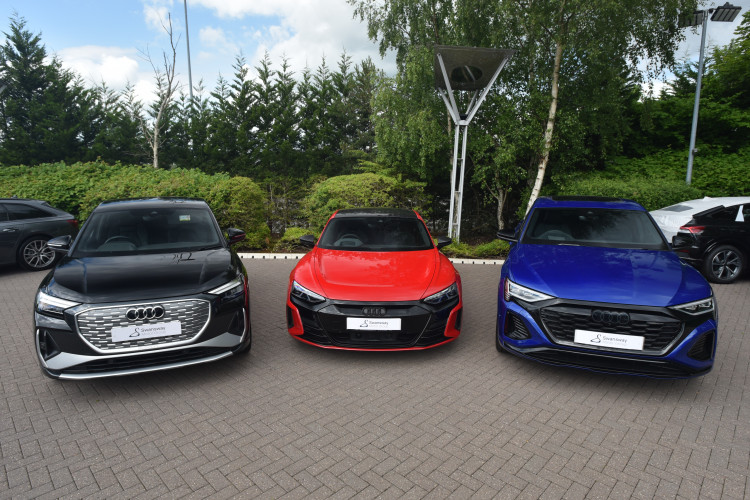 The Audi e-tron range at Swansway Motor Group (Nub News).