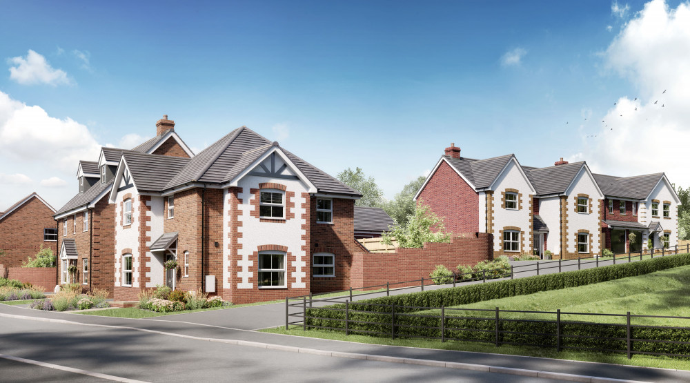 Taylor Wimpey's new houses at Union View are already up for sale (image via Taylor Wimpey)