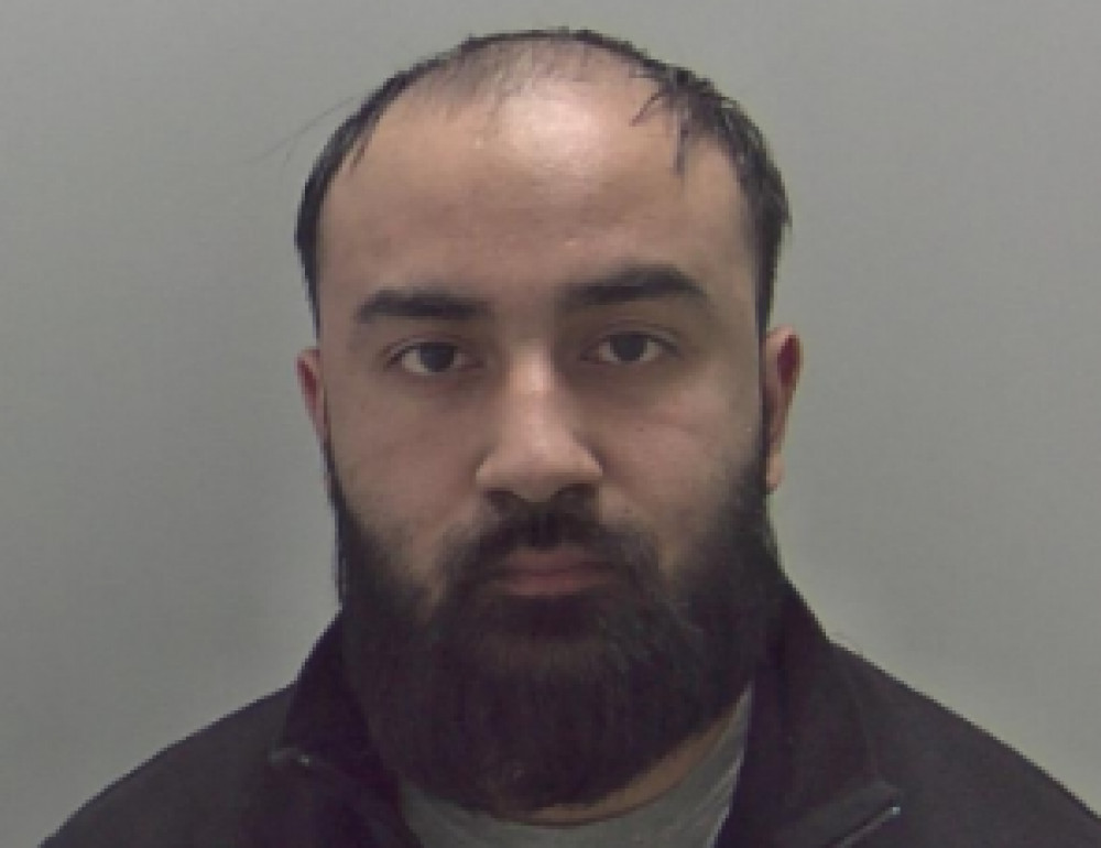 Sheikh Mahmood used social media to talk with the teenager before arranging to meet her on the evening of 10 February (image via Warwickshire Police)