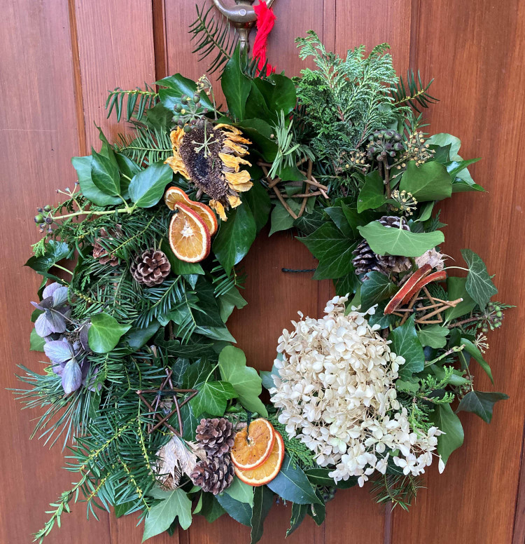 Foraged Christmas Wreaths Foraged Christmas Wreaths