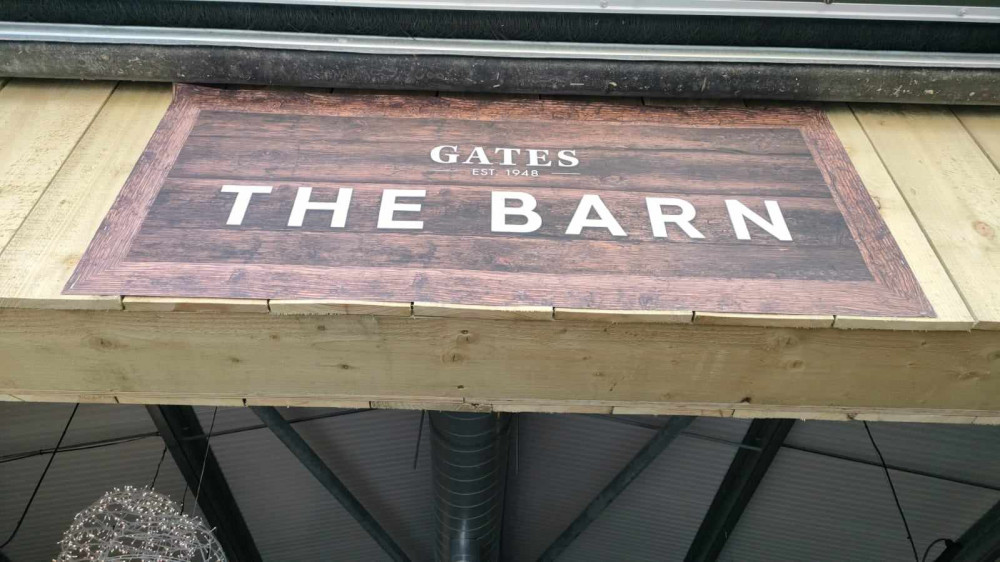 Gates Garden Centre has introduced 'The Barn'. Image credit: Nub News.