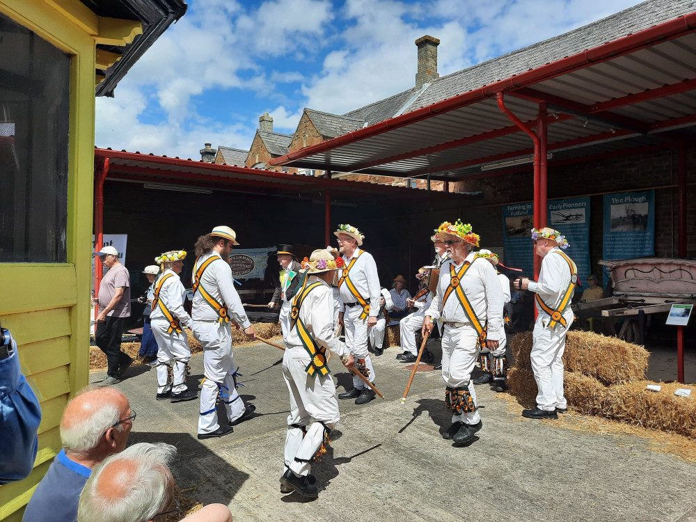 Rutland Morris Men dance regularly across the county at a range of community and fundraising events. Image credit: Nub News. 