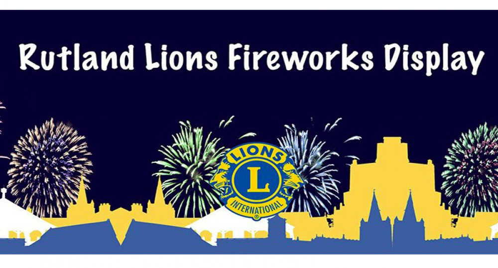 The annual Rutland Lions fireworks display will take place at Oakham Rugby Club on 4 November. Image credit: Rutland Lions.