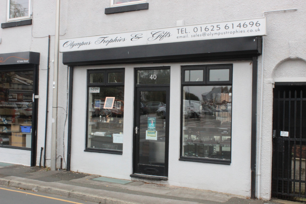 The shop pictured this week. (Image - Macclesfield Nub News)