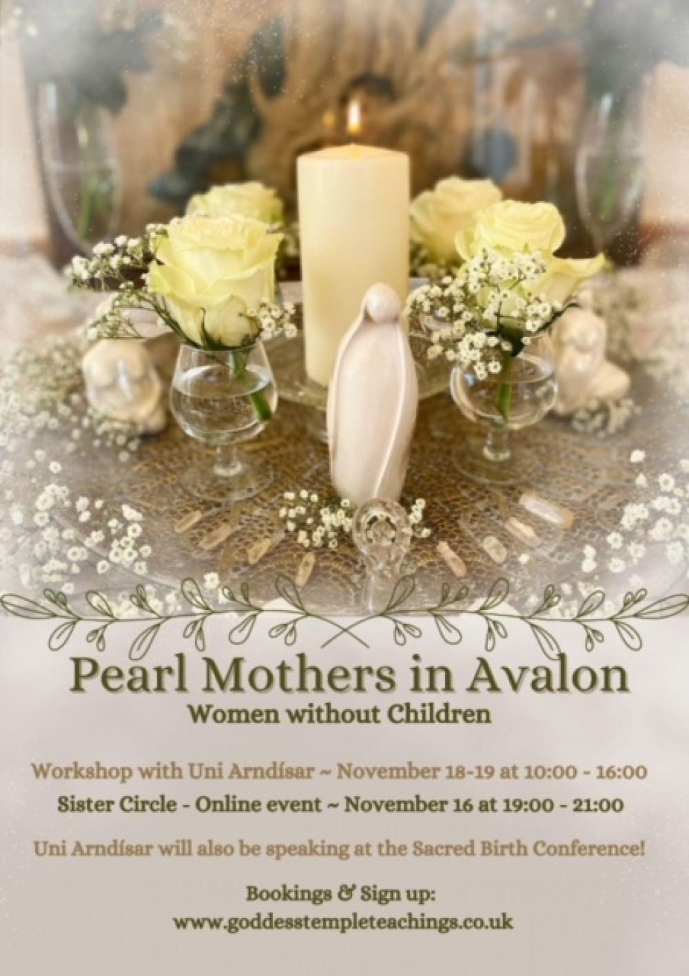 Pearl Mothers in Avalon For Women without Children With Uni Arndísar