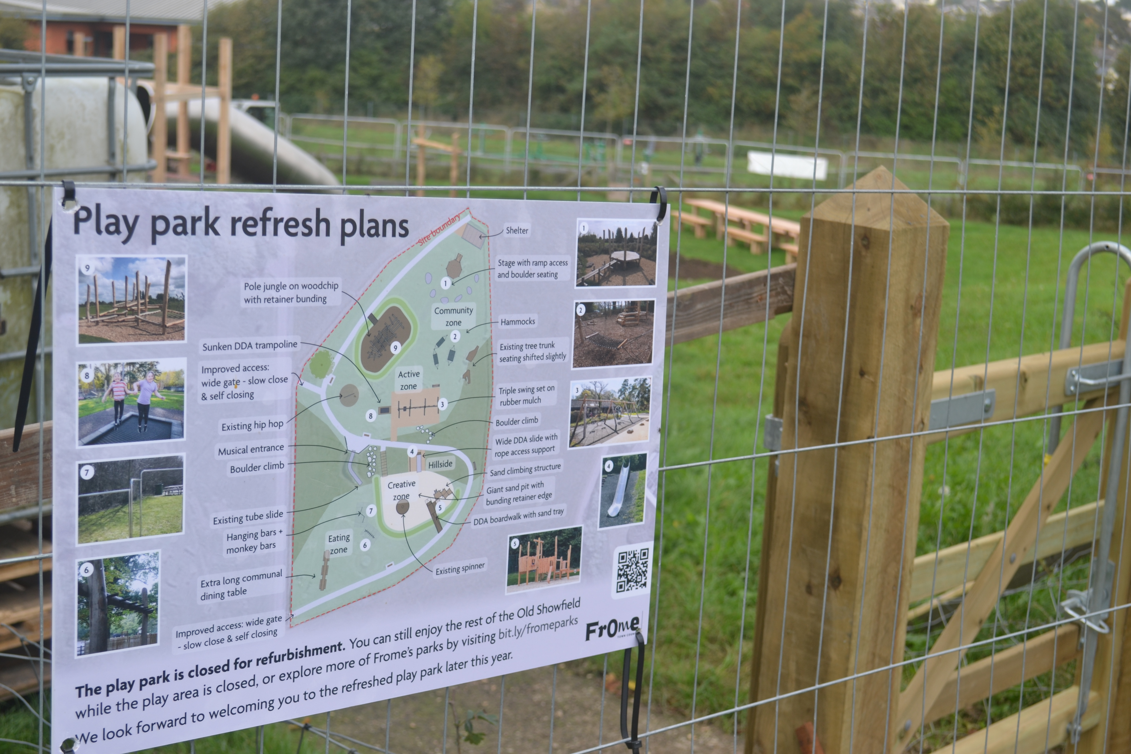 Ambitious plans for this Frome play park area behind the Frome hospital