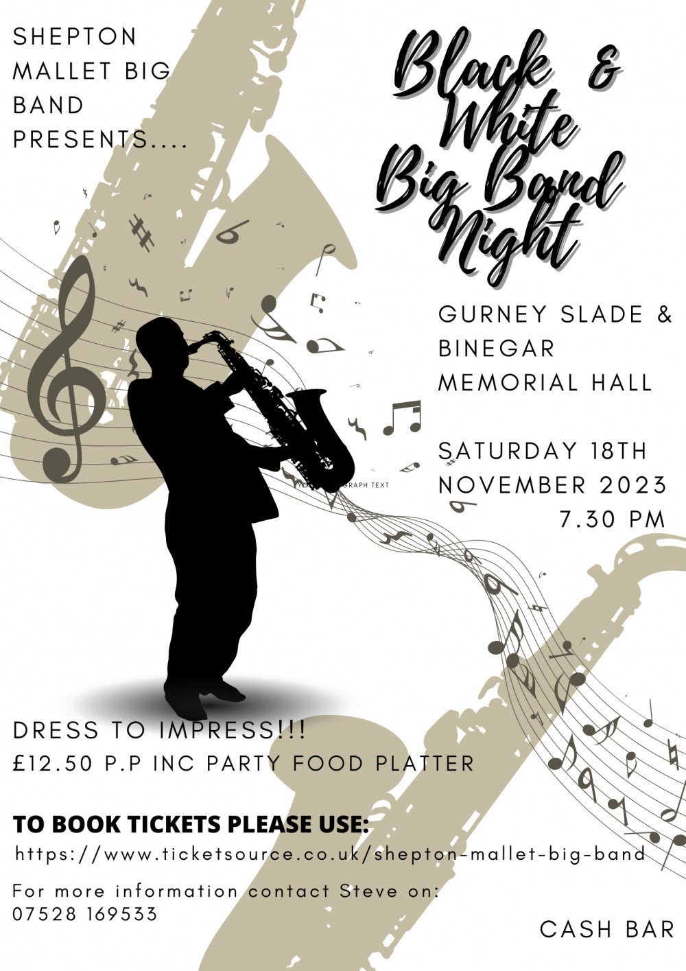 Black & White Big Band Night