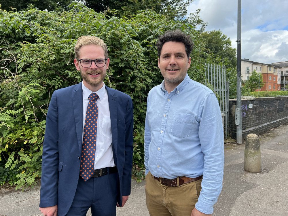 In August, rail minister Huw Merriman and MP Jack Brereton visited the site where Meir Station is due to be built (LDRS).