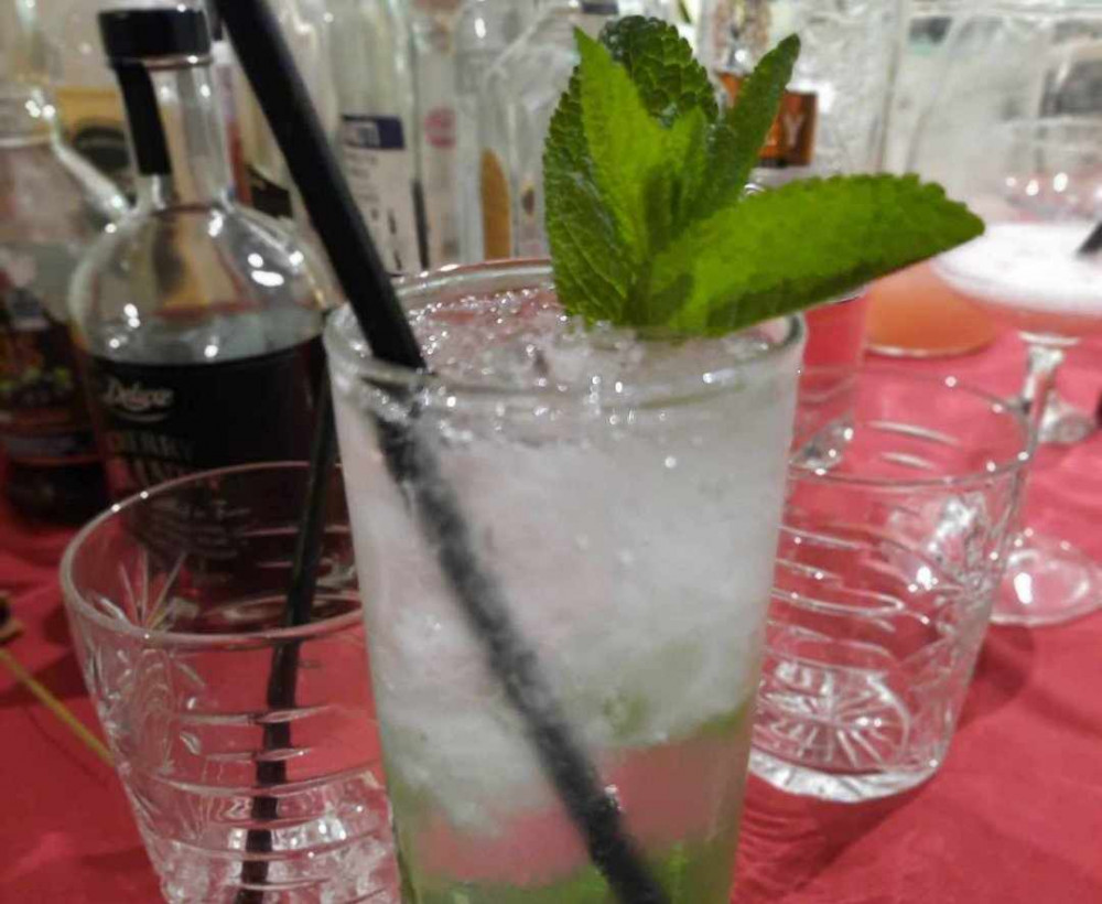 Cocktail of the Week: Mint Spritz. Image credit: Josh Tooley.