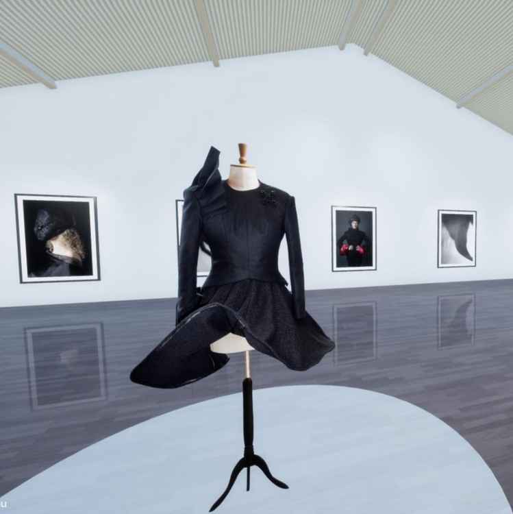 'Death Over Time Part 2' virtual fashion exhibition (Credit: @sarah_hollebon on Instagram)