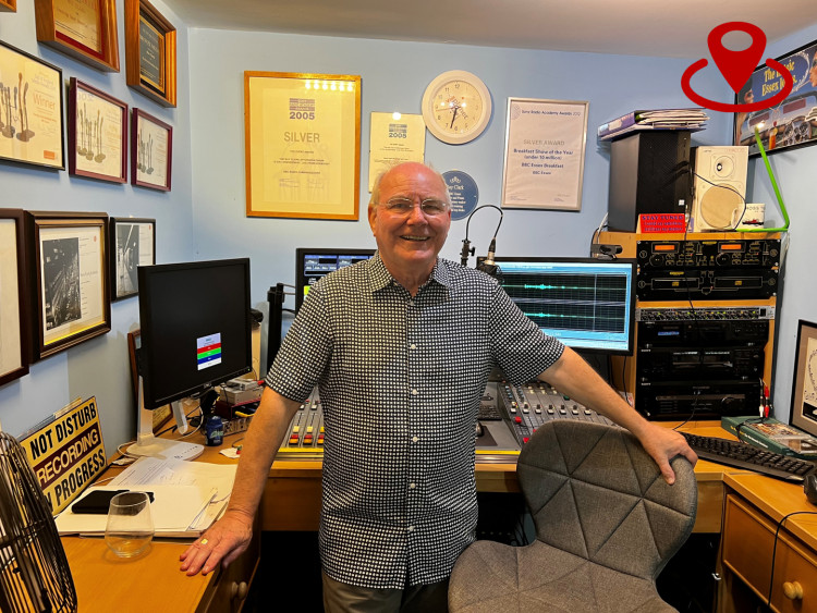 Ray Clark pictured at his home studio in Burnham-On-Crouch. (Photo: Ben Shahrabi)