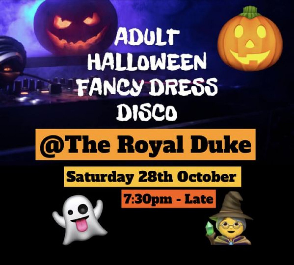 Celebrate Halloween at The Royal Duke. 