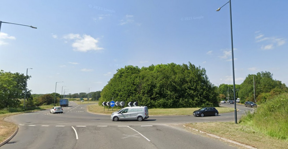 Developers Taylor Wimpey and Bloor Homes are building 900 homes in the area (image via google.maps)