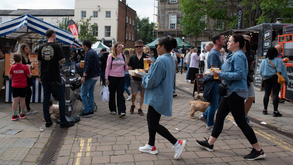 Warwick Food Festival has outgrown the town centre (image by CJ's Events Warwickshire)