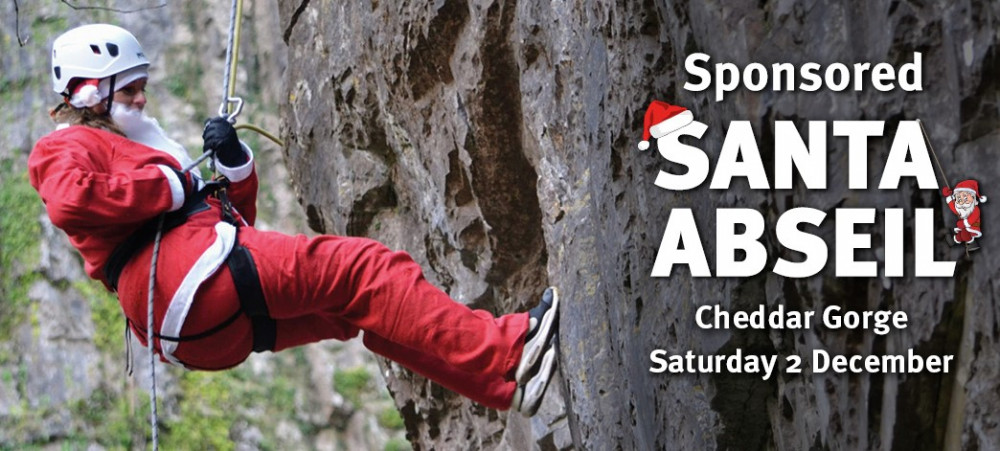 Charity Santa Abseil on behalf of St Margaret’s Hospice