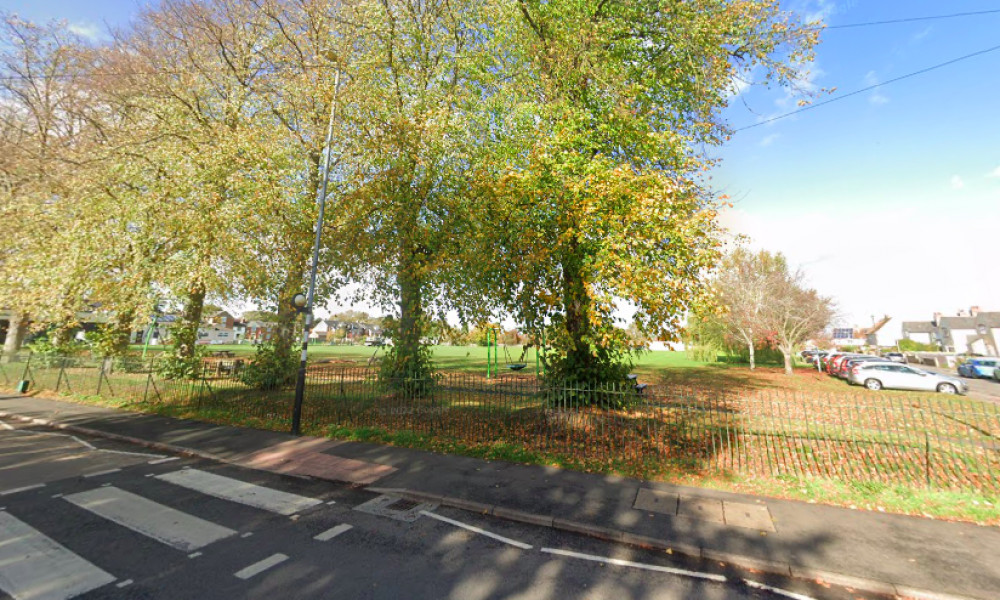 A green space in Uppingham will benefit from new bins. Image credit: Google Maps. 