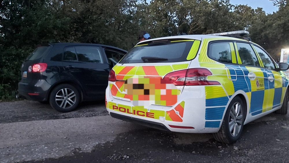 Police stopped and seized an uninsured vehicle carrying two men who were arrested on suspicion of drugs offences. (Photo: Essex Police)