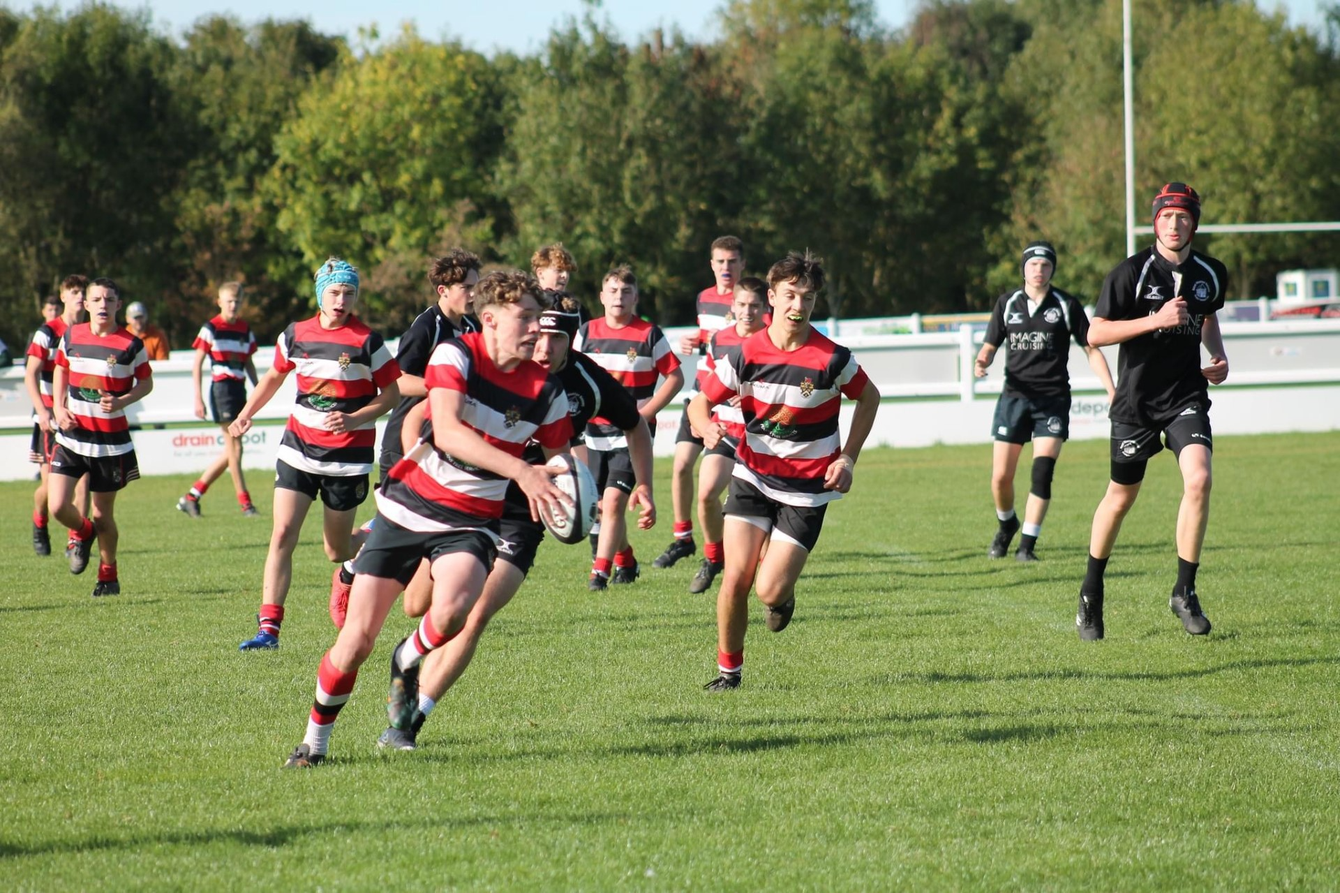 Frome Under 16s run out in a friendly against Royal Wootton Bassett