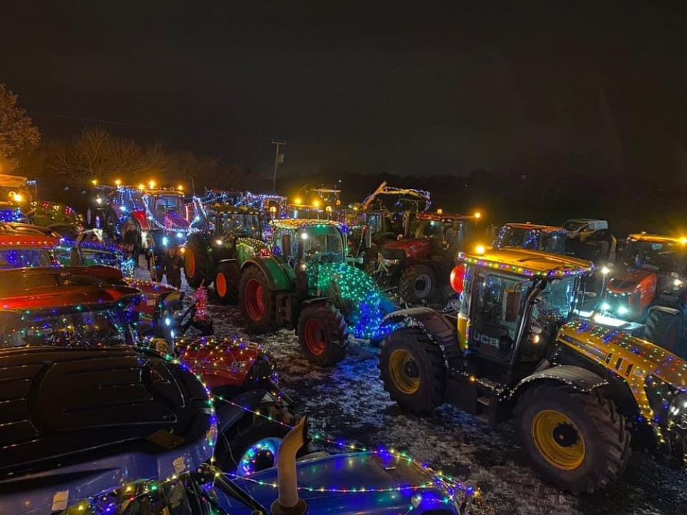 More than 60 tractors and farm vehicles will head through South Warwickshire again as the Tractor Run returns for 2023 (image supplied)