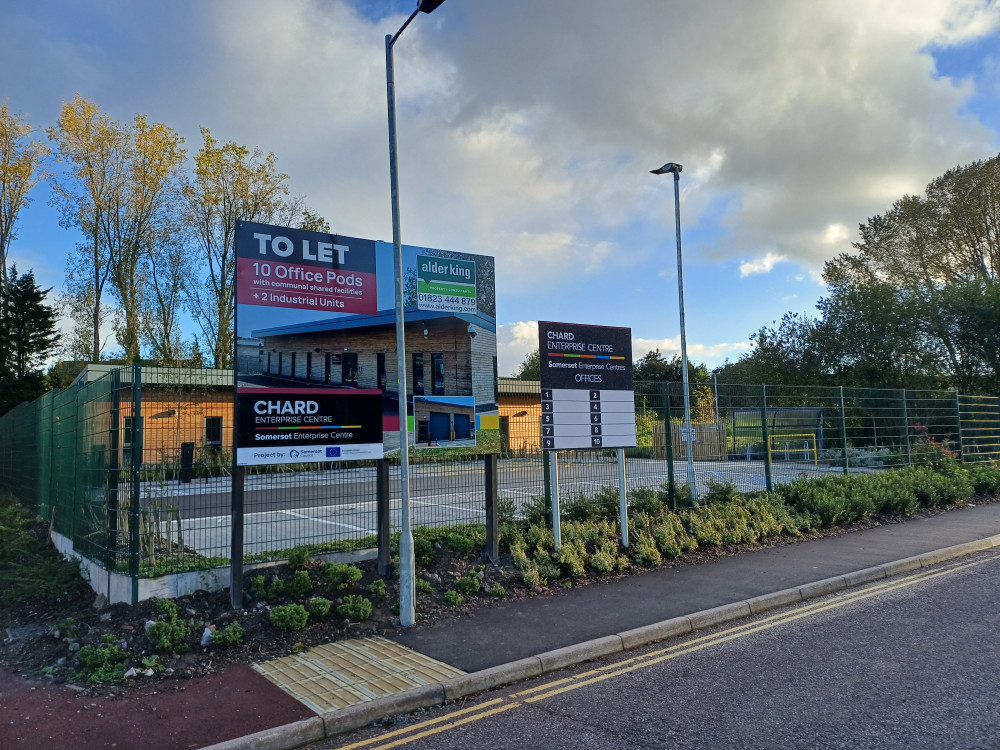 Chard Enterprise Centre On Beeching Close In Chard. CREDIT: Daniel Mumby. Free to use for all BBC wire partners.