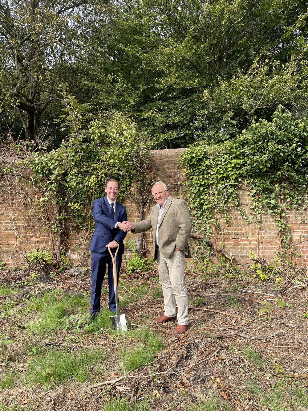 William Togher and Steve Chambers on site. (Photo Credit: Ambitious).