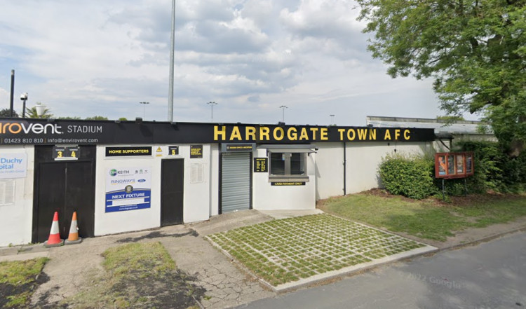Stockport County have secured the League Two top spot following an away win over Harrogate Town (Image - Google Maps)
