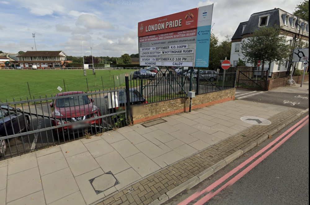 Renewed calls for closure of Richmond Athletics Gate following near collision. (Photo Credit: Google Maps).