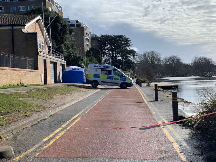 The police have cordoned off the area