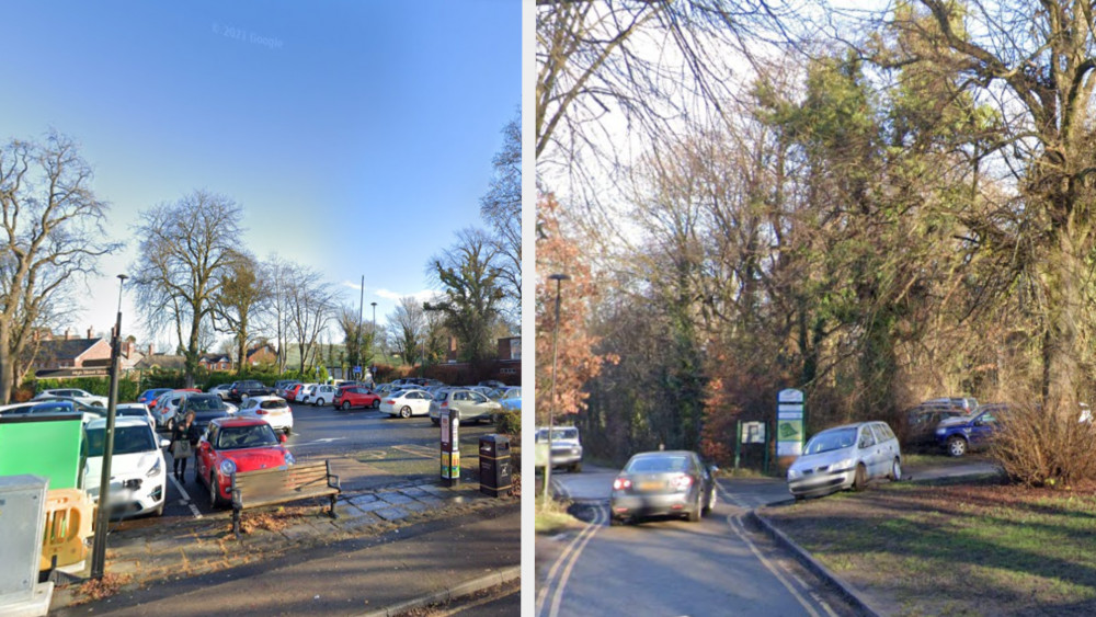 Stockport Council is proposing a new quiet lane and a segregated cycle route in Cheadle - residents are invited to give feedback (Images - Google Maps)