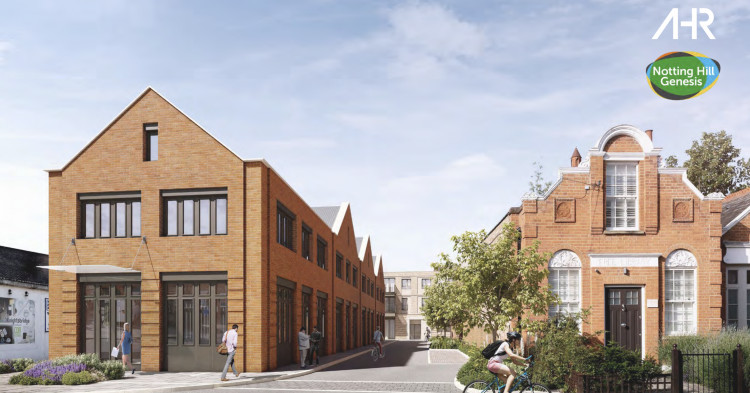 Proposal to redevelop St Clare's Business Park in Hampton Hill. (Photo: Notting Hill Home Ownership)