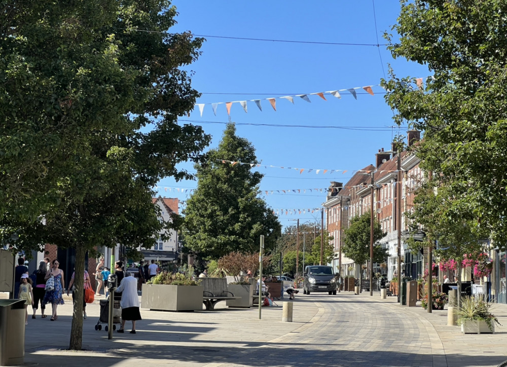 Five jobs available in and around Letchworth right now. PICTURE: Letchworth town centre. CREDIT: Nub News 