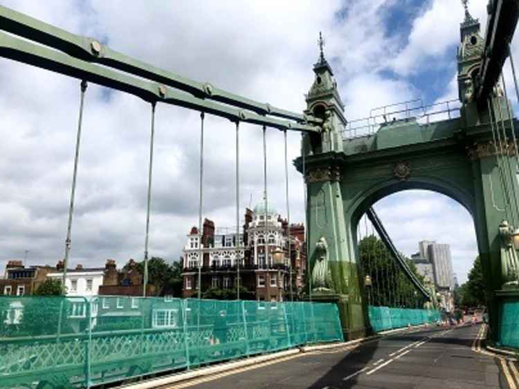 Hammersmith Bridge. Credit: Image provided by Richmond Council Hammersmith Bridge. Credit: Image provided by Richmond Council