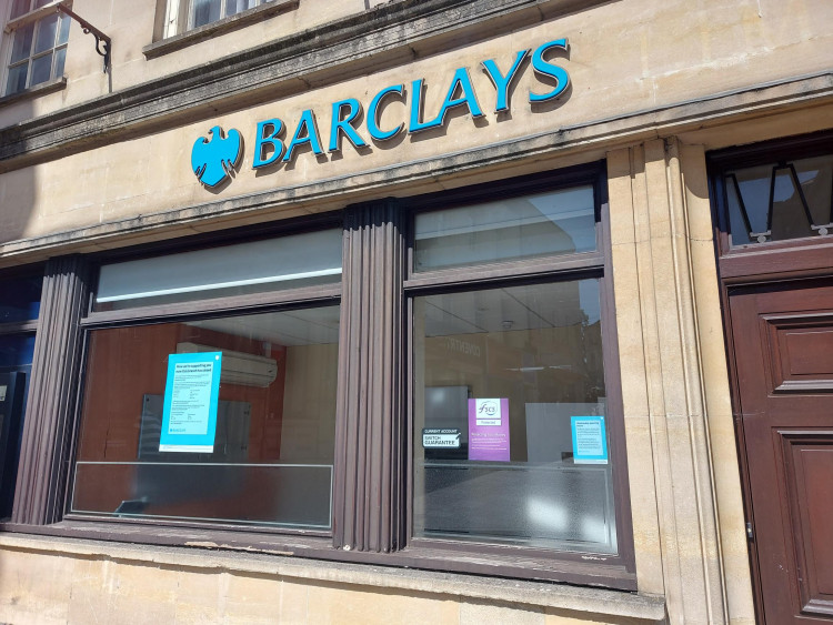 Barclays Bank In Market Place in Frome closed August 23 : Photo Frome Nub News