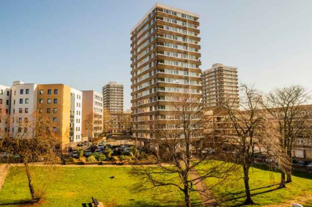 The Cambridge Road Estate where new homes are scheduled to be built