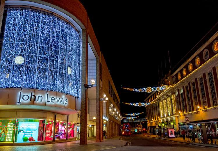 Christmas lights in Kingston. (Photo: Ellie Brown)